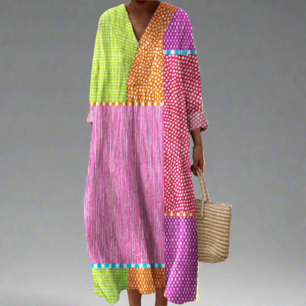 May™ | Elegant geometrisk klänning