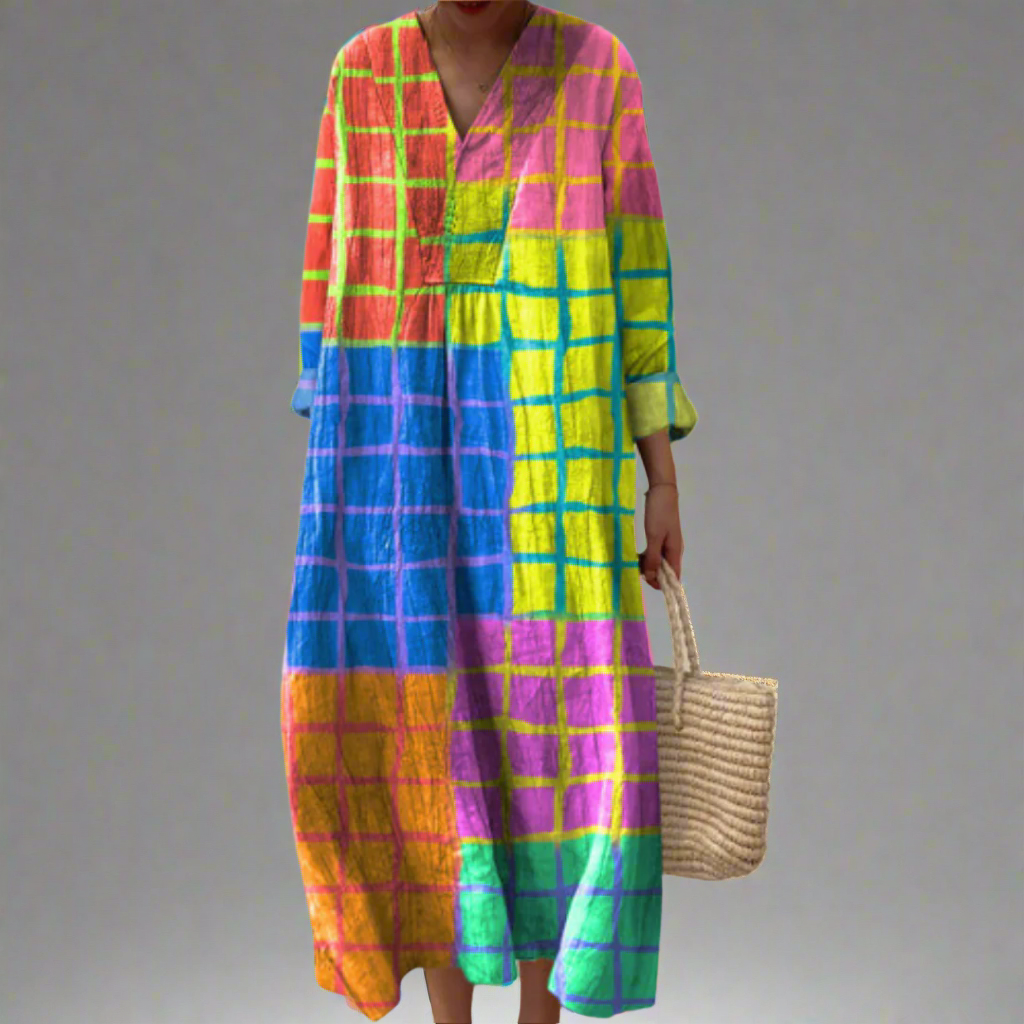 Charlene™ | Elegant geometrisk klänning