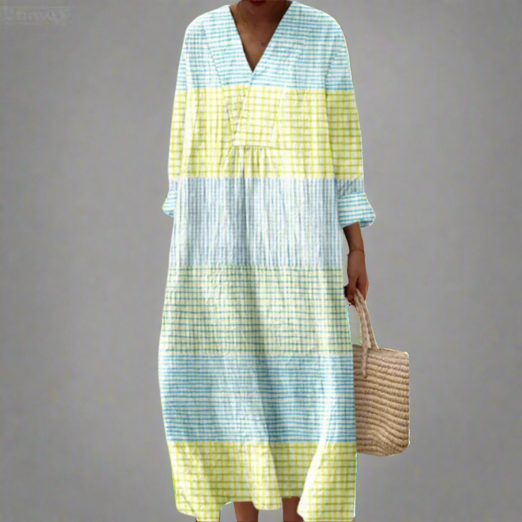Adrienne™ | Elegant geometrisk klänning