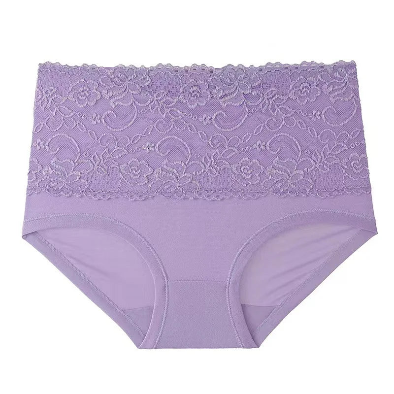 SUZIE | Set med 4 handbroderade, formande och slankande trosor