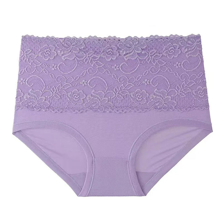 SUZIE | Set med 4 handbroderade, formande och slankande trosor