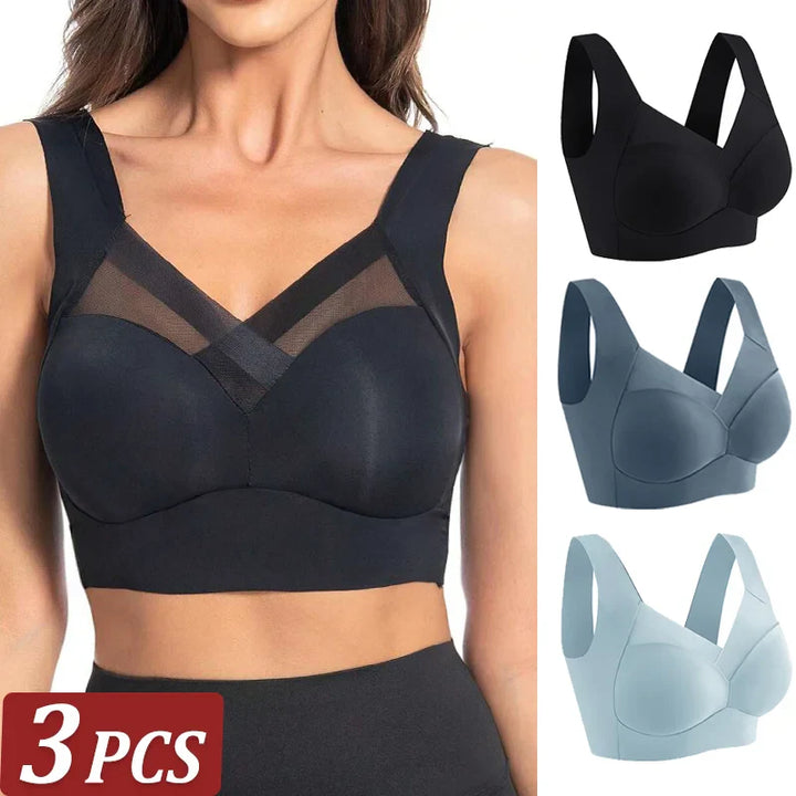 LINDA | 3-pack sömlösa och bekväma BH:ar – 2+1 GRATIS