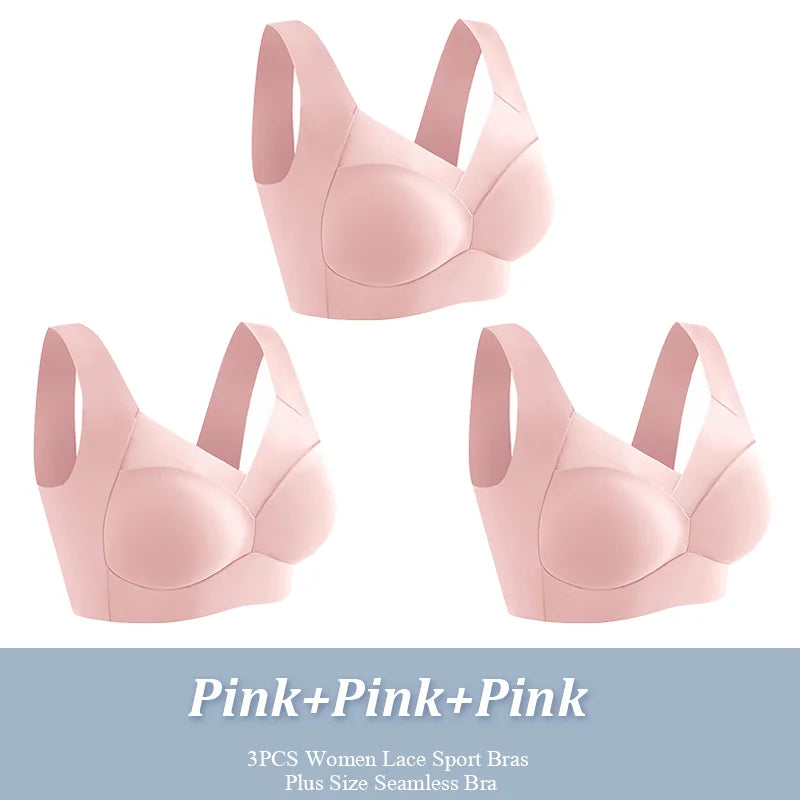 LINDA | 3-pack sömlösa och bekväma BH:ar – 2+1 GRATIS