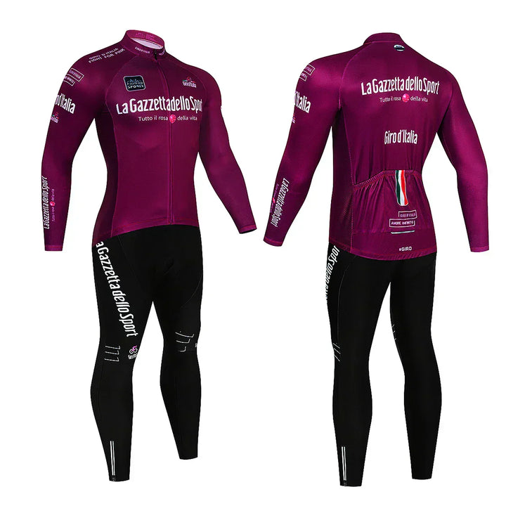 Giro d'Italia - Långärmad professionell cykelutrustning